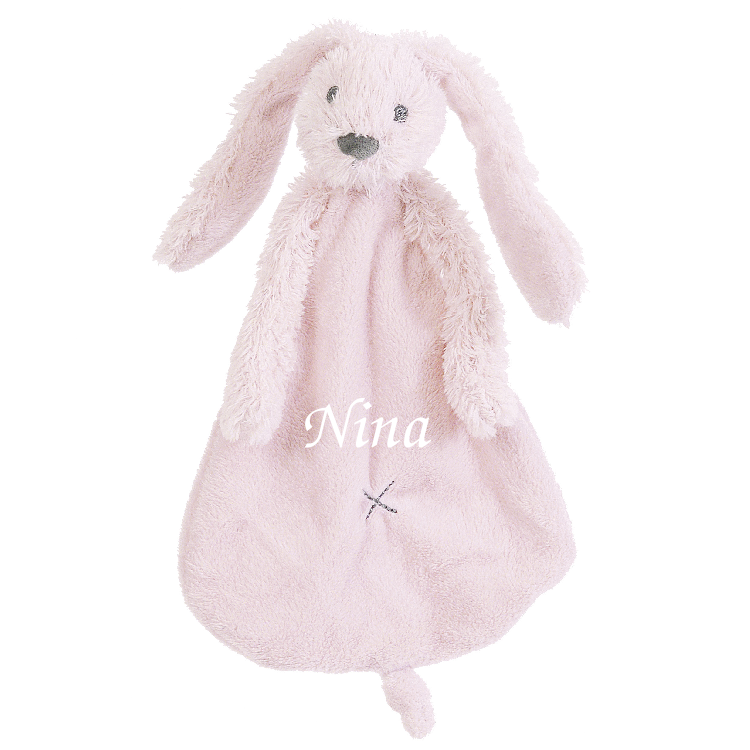  richie the rabbit baby comforter pink 